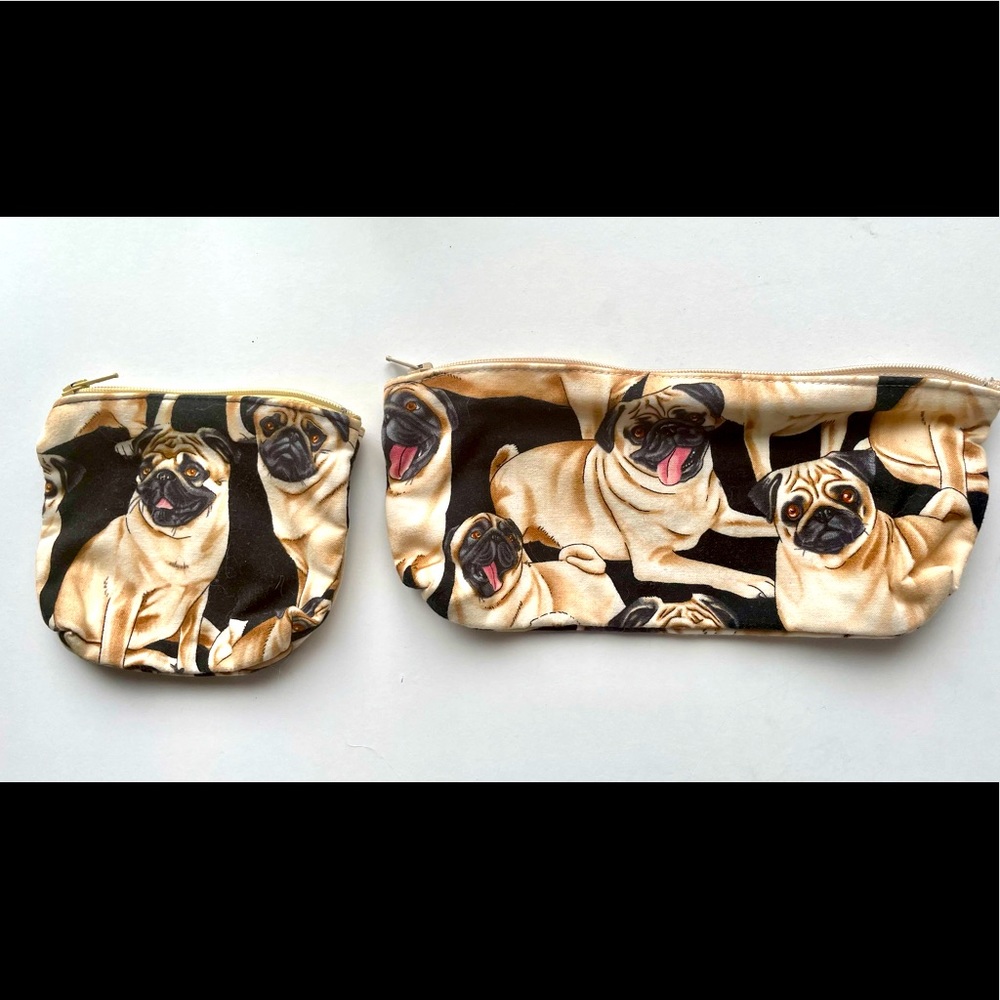 Pug Pouches (Set of 2)